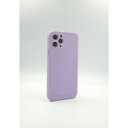 Lavendel TPU silikon skal med kamera skydd till Iphone 12PRO