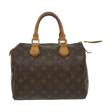 Louis Vuitton Vintage, Pre-owned Speedy 25 Monogram Handbag Bruin, Dames, Maat:ONE Size