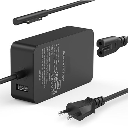 Laddare för Microsoft Surface Pro 7/6 / 5/4 / 3 44w 15V 2.58A Nätadapter