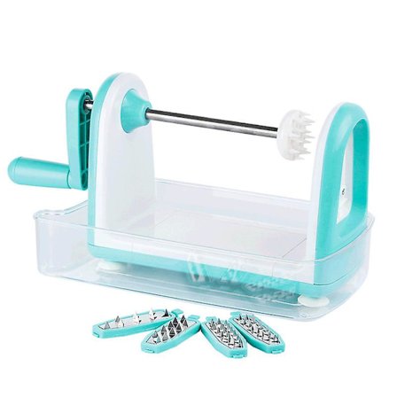Spaghetti Spiralizer for Zucchini Noodle Maker - Grønnsakskutterblader for grønnsaksnudler og krøllete chips