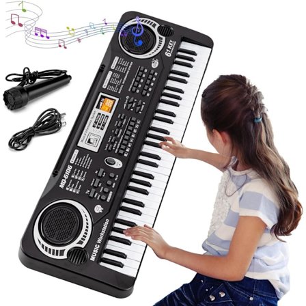 61-Tasters Digitalt Musikkpiano Keyboard for Barn