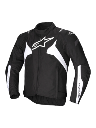 Motorradjacke Alpinestars T-Jaws V4 WP Schwarz/Weiß L