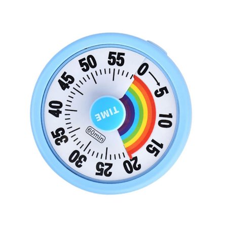 Nedtællingsur Vækkeur Tidsstyringsværktøj Høj Nøjagtighed Drejeknap Visuel Timer Til Køkken Klasseværelse Fitness