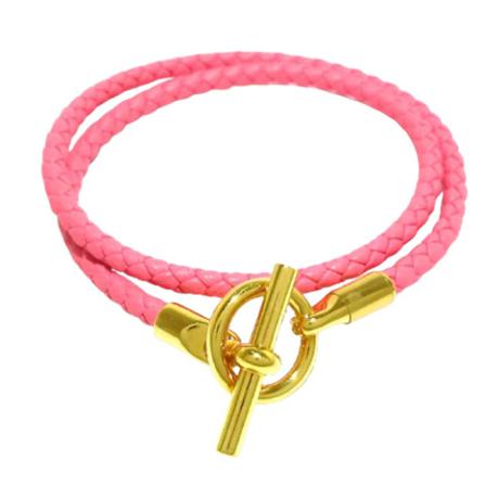 Hermès Vintage Pre-owned Bracelet , Roze , Dames , Maat: ONE Size Vintage Sieraden