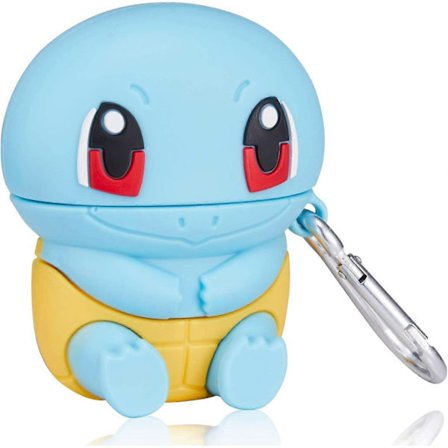 Fodral för Airpods 1/2 Söt Djurtecknad Modekaraktär Airpods 1/2 Skydd Tillbehör Stötsäkra Kit Coola Roliga Roliga Mjuka Silikonhöljen Barn