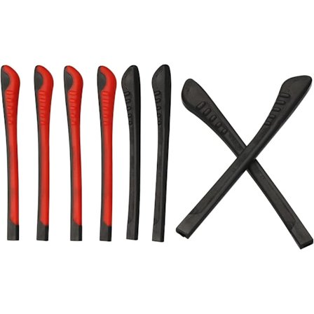 4 Par Brilleender, Brille Anti-Slip Ørestrømper Rør Ærme Silikone til Firkantede Tynde Metal Brilleben