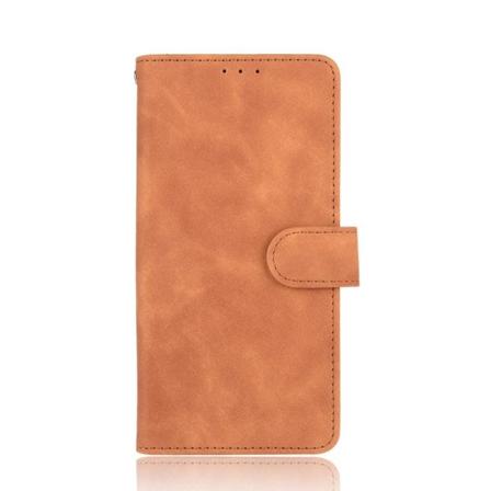 Skin Touch lompakkokotelo Oneplus 8T:lle - Ruskea Brown