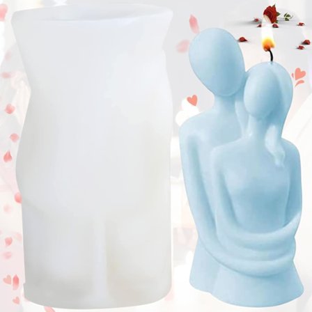 Ljusform Par Kramar Familj Ljus Silikonform, Par Ljus