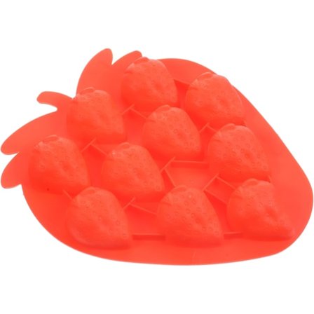 Tilfældig Farve Kraftig Jordbærform Isterningbakke Isterningeform Jelly Form Fest Drikke Form Ingen Smag