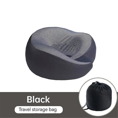 Ny Flyhugz nackkudde Flyhugz rese kudde Wander Plus rese kudde 2024(Svart)