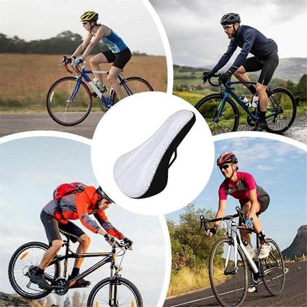 Setetrekk til terrengsykkel, moteriktig polstret setetrekk til sykler, ergonomisk setepute til sykler, sykkel