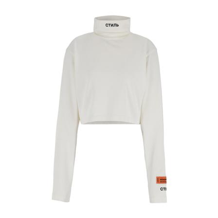 Heron Preston, Turtleneck Wit, Dames, Maat:XS