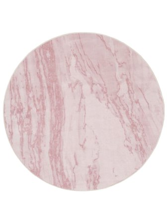 Washable Marble Stone Pink Round Large Oeko-Tex Rug