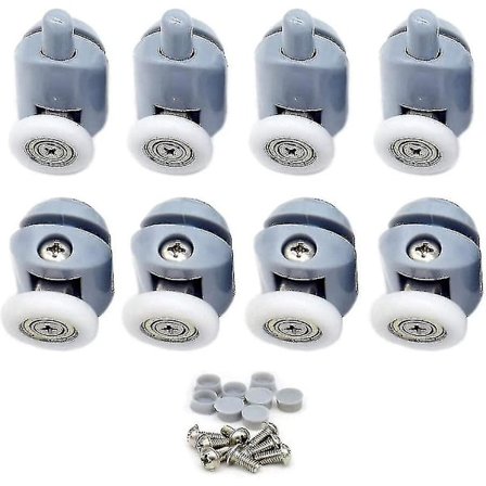 Suihkuoven rullat 8 kpl Suihkuoven liukuoven rullat Suihkukaapin rullat 23mm