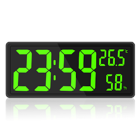 Digital Klocka Stor Display, Stor Digital Väggklocka med