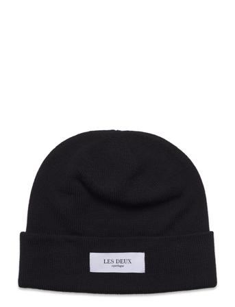 Merino Patch Beanie Accessories Headwear Beanies Sort Les Deux