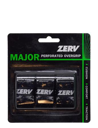Zerv Major Perforated Ovegrip Accessories Sports Equipment Rackets & Equipment Balls & Accessories Musta Zerv