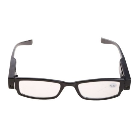 Light UP Multi Strength Brille LED-læsebriller Brille Dioptri Forstørrelsesglas