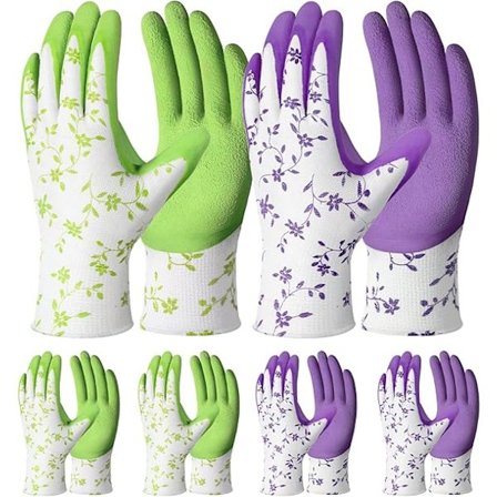 Havehandsker til Kvinder Mænd - Åndbare Havehandsker med Greb, Arbejdshandske, Medium Størrelse Passer de Fleste