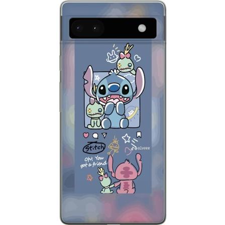 Google Pixel 6a L pin kyv kuori Stitch Yst v t