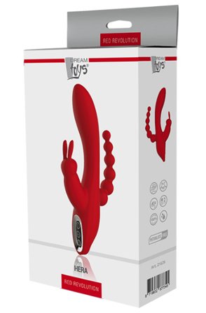 Kjøp Dream Toys Red Revolution Hera - Rabbitvibrator | God pris