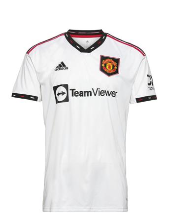 Manchester United 22/23 Away Jersey T-shirts Short-sleeved Valkoinen Adidas Performance