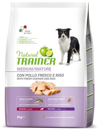 Natural Trainer Crocchette Pollo Fresco Per Cani Adulti Taglia