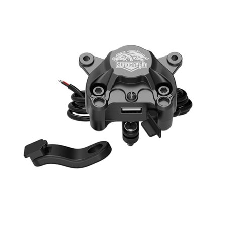 Pålitelig USB-portkonvertering Utendørs ladeløsning for motorsykkel og elsykkel