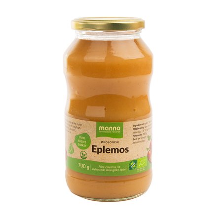 Manna Eplemos Uten Sukker 700 g