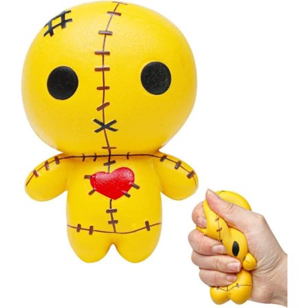 Halloween spøkelsesaktig dukke – stressreduserende leketøy, skremmende figur med slow-rebound funksjon for morsom dekorasjon_TF_TF