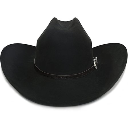 Cowboyhatt for Kvinner og Herrer med Formbar Bred Brätte - Filt Cattleman Western Hatter