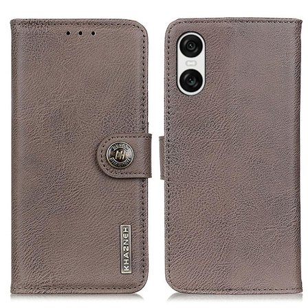 KHAZNEH Sony Xperia 10 VI Läder Fodral Khaki