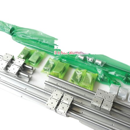 SBR16 Linjärguidekit, SFU1605 Kulskruv, Flexibel Koppling,300mm 1000mm 1300mm