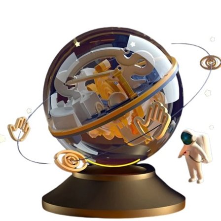 3D pussel boll labyrint leksak barn utmaning hinder spel labyrint boll 3D labyrint montessori pussel