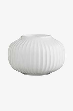 Kähler - Ljuslykta Hammershøi, Ø10 cm - Vit - Ljusstakar & lyktor - Från Homeroom
