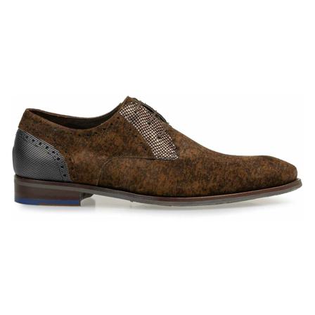 Floris VAN Bommel , Bruin , Heren , Maat: 43 1/2 EU Nette schoenen