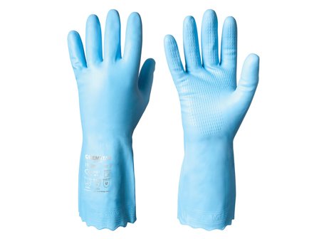 Chemstar Vinylhansker med flossfôr, Str 9, Large, 1 par