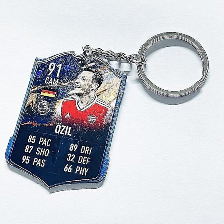 Fodboldklub Nøglering VM Akryl Vedhæng