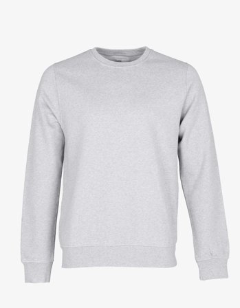 Classic Organic Crew - Snow Melange - M
