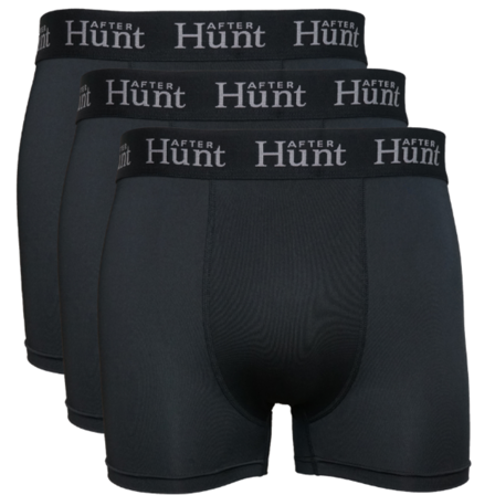 After Hunt Mens Boxer Underwear Short 3-pack Black