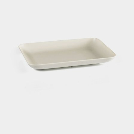 Prato de plástico Light My Fire Platter Small Cream, 14 x 20.1 x 2.3 cm