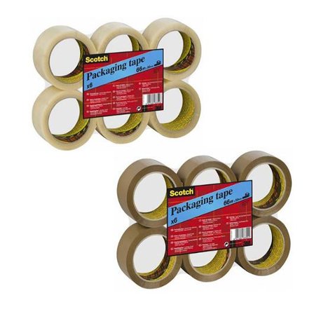 SCOTCH Packtejp 371 PP 38mmx66m klar - Lyreco - Emballage och lagerutrustning - Packtejper - Packtejp PP