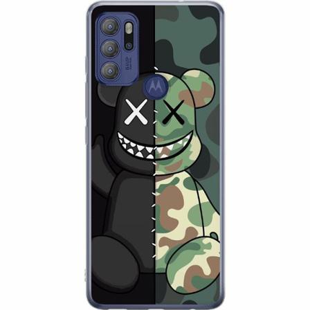 Motorola Moto G60s Mjukt Skal - Army