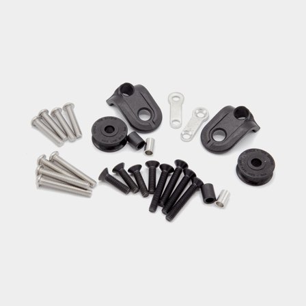 Lewmar HTX 1 kontrolltrissa (par) i svart komposit och rostfritt stål, slitstark och effektiv för segelbåtar.