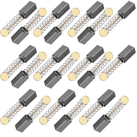 20st Kolborstar Motor Universal Kolborste Borrmaskin Kolborste 5*5*10mm Kolborste Motor Slipmaskin, Cirkelsåg Kolborste