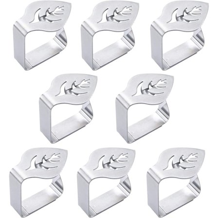 Rostfritt stål förtjockad dukhållare Justerbar