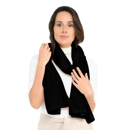 Absolut Cashmere, Winter Scarves Zwart, Dames, Maat:ONE Size