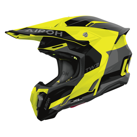 Crosshjelm Airoh Twist 3 Fancy (2026) Gul Glans L