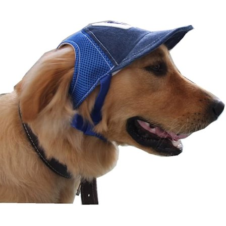 Sommeråndbar Hund Baseball Hat Med Øre Huller Mesh Hund Hat Til Mellemstore Store Hunde