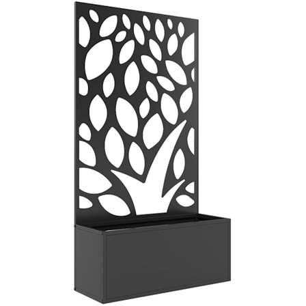 Metalplantekasse med espalier, vægmontering eller fritstående